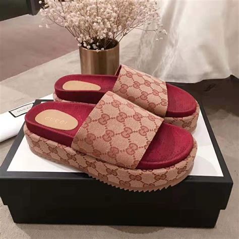 tan gucci sandals|gucci slippers women.